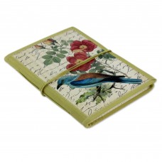Novica Kingfisher Memoirs Handmade Paper Scrapbook NVC10607